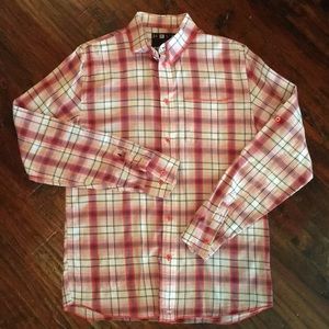 Men’s long sleeve bottom front shirt